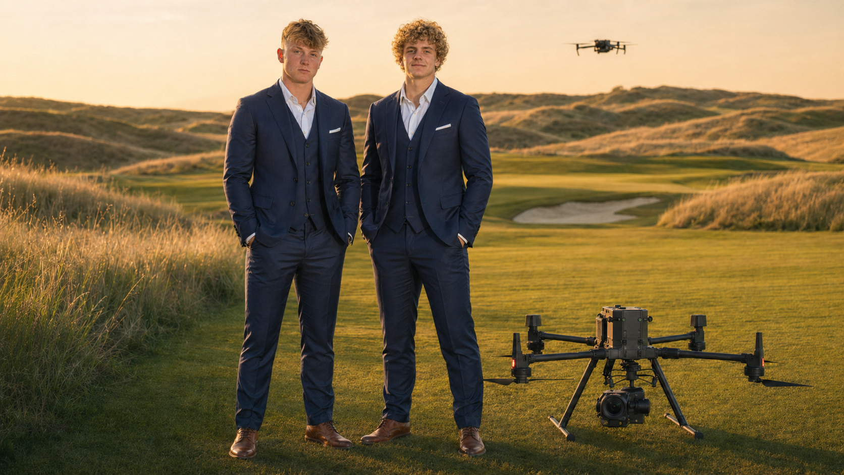 Justin and Bryce — co-founders of Krane Ops